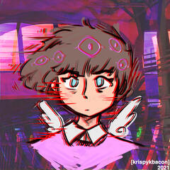 gazing self portrait